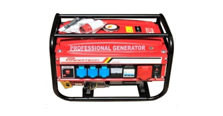 Генератор Powertech 3,5 кВт 3-фазный газовый/бензиновый - Фото 2 Генератор Powertech 3,5 кВт 3-фазный газовый/бензиновый - изображение 2