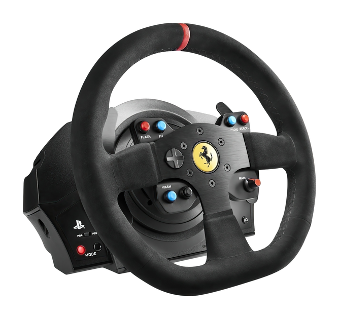 Kierownica przewodowa Thrustmaster T300 Ferrari Integral RW Alcantara edycja PC/PS4/PS3 czarna (4160652) - obraz 3