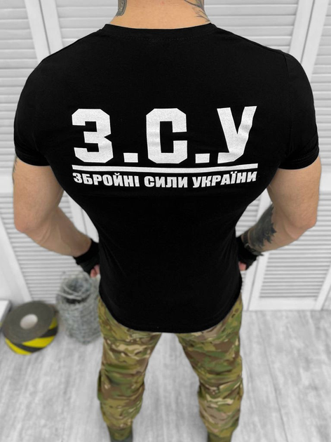 Тактическая футболка из материала инновационного ВСУ Black S - изображение 2