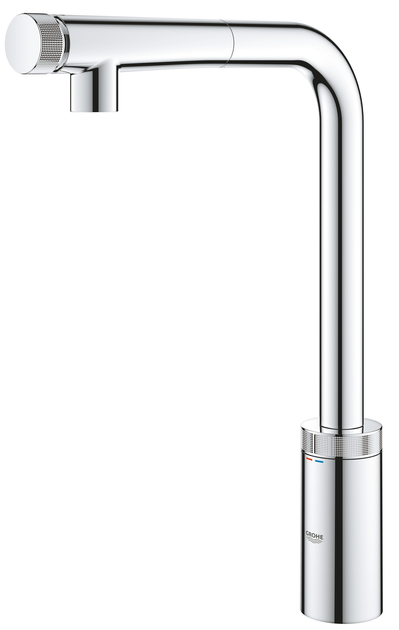 Смеситель-кран кухонный с выдвижным изливом GROHE Minta Smartcontrol 31613000 - изображение 6