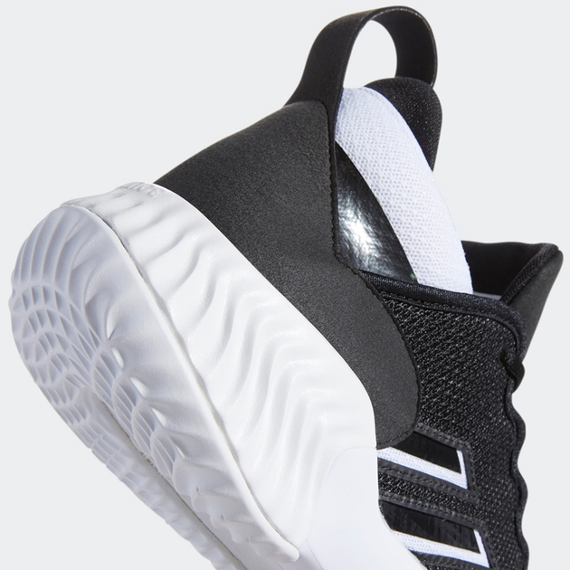 Чоловічі кросівки для баскетболу adidas GV9926 42.5 27 см Чорні (4062064283412) - зображення 7