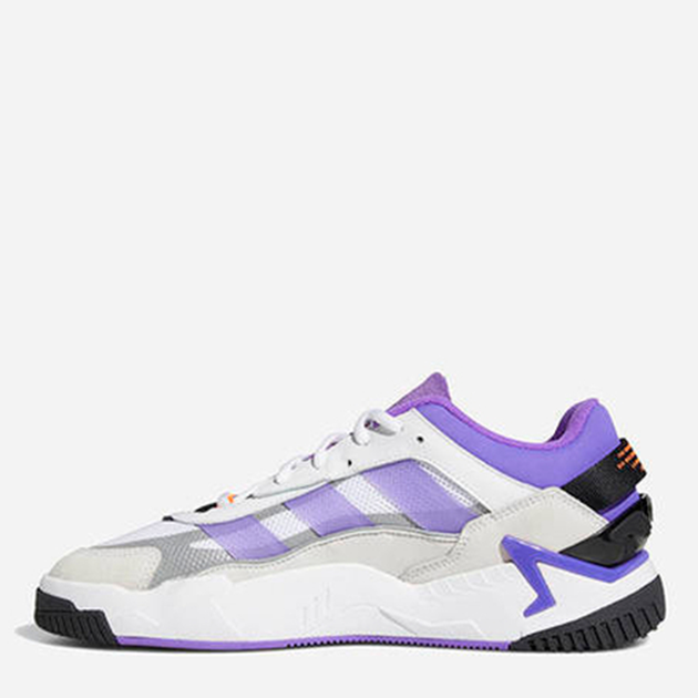 Чоловічі кросівки для баскетболу Adidas GX0775 40.5 25.5 см Фіолетовий/Білий (4065418110037) - зображення 2
