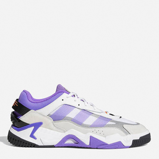 Чоловічі кросівки для баскетболу Adidas GX0775 43.5 27.5 см Фіолетовий/Білий (4065418110143) - зображення 1