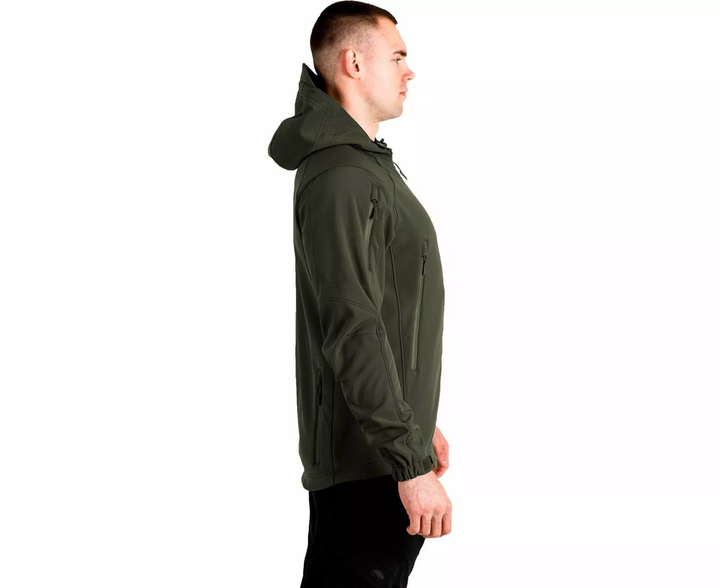 Тактичний чоловічий костюм Softshell Spartan демісезонний Olive - M (Kali) - Фото 3 Тактичний чоловічий костюм Softshell Spartan демісезонний Olive - M (Kali) - зображення 3