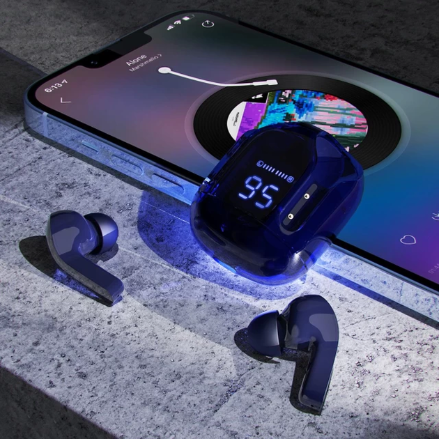 Бездротові навушники ACEFAST T6 True wireless stereo headset Sapphire Blue (AFT6SB) - изображение 6