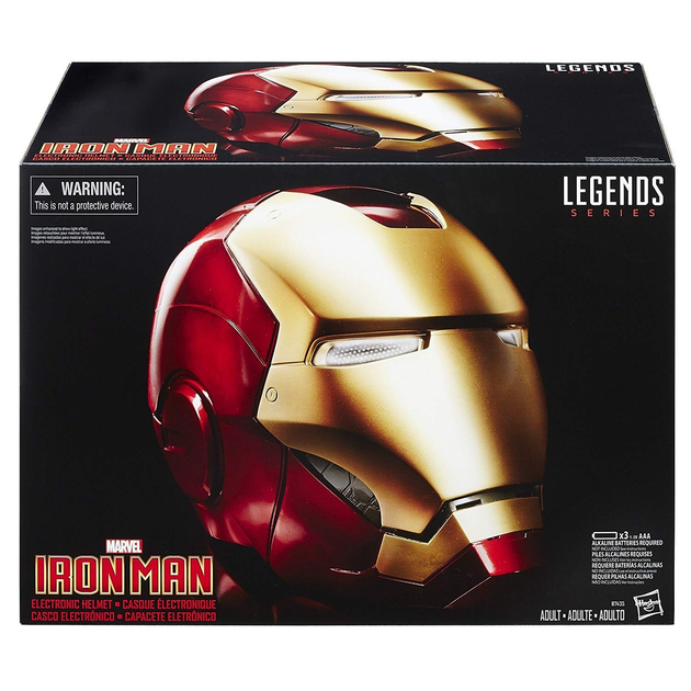 Marvel legends series store iron man helmet