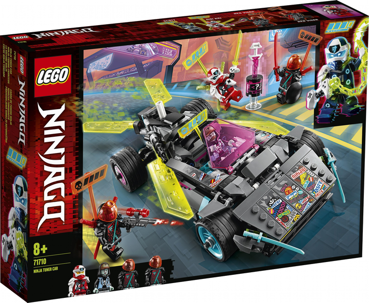 Zestaw klocków LEGO Ninjago Latający samochód ninja 419 elementów (71710) - obraz 3