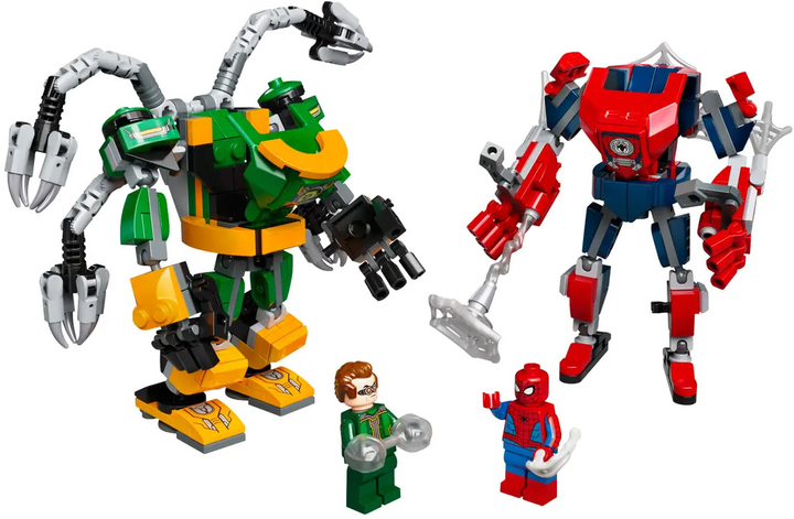 Zestaw klocków LEGO Super Heroes Marvel Bitwa mechów Spider-Man & Doktor Octopus 305 elementów (76198) - obraz 2