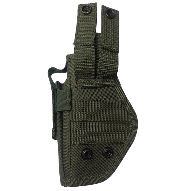 Кобура ВОЛМАС для ПМ с креплением Molle и чехлом подсумком для магазина олива - изображение 5