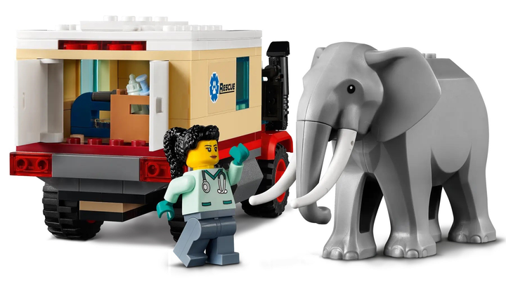 Конструктор LEGO City Табір порятунку диких тварин 503 деталі (60307) - зображення 9
