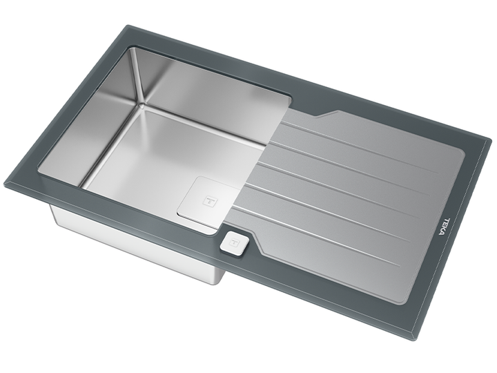 Мойка кухонная Teka - DIAMOND 1B 1D 86 ST 115100021 - изображение 2