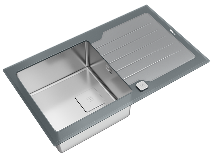 Мойка кухонная Teka - DIAMOND 1B 1D 86 ST 115100021 - изображение 3
