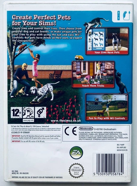 The Sims 2 Pets, Б/У,&nbsp;английская версия - диск Nintendo Wii - изображение 2