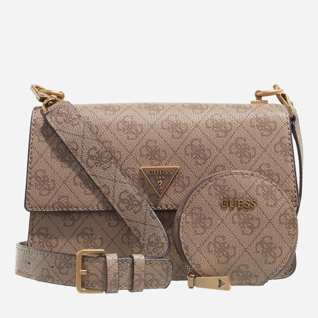 Сумка-кросс-боди женская Guess Alexie Crossbody 1619-1 Латте ...