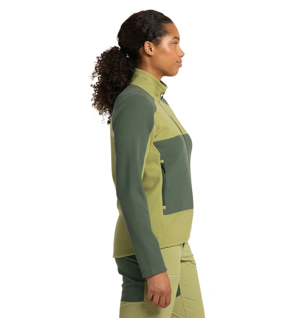 Кофта Haglofs Buteo Mid Jacket Women М зеленая серая - изображение 4