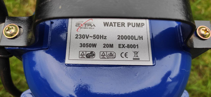 Насос викачування брудної води 3050W, зі шлангом у комплекті - зображення 4