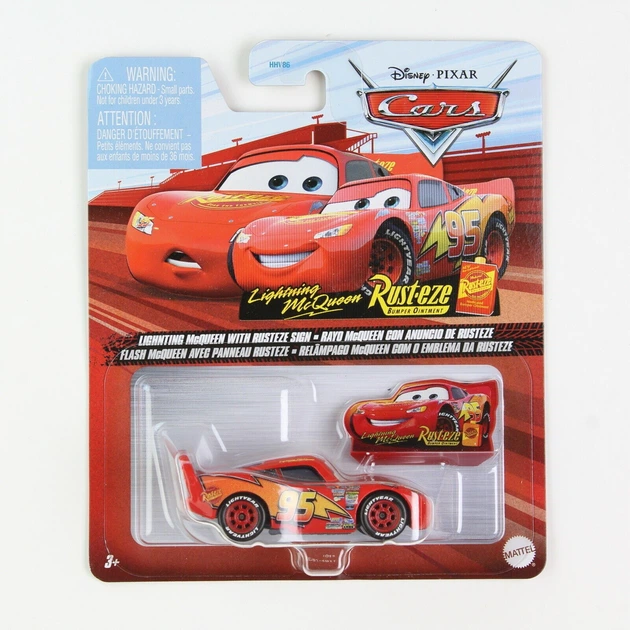 DINOC Lightning McQueen ダイキャストミニカー カーズ3 / クロスロード マテル 1:55 ダイキャスト ミニカー 1パック