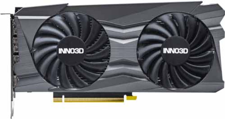 Видеокарта INNO3D PCI-Ex GeForce RTX 3060 8GB GDDR6 (128bit) (1320/19000) (1 x HDMI, 3 x DisplayPort) (N30602-08D6-11902130) - изображение 1
