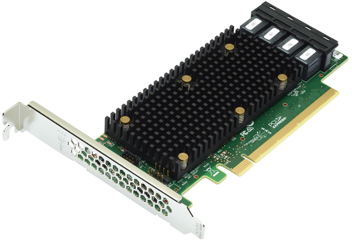 Контроллер RAID Broadcom HBA SAS 9405W-16i SAS/SATA/NVMe PCIe 3.1 x16 12Gb/s (05-50047-00) - изображение 1
