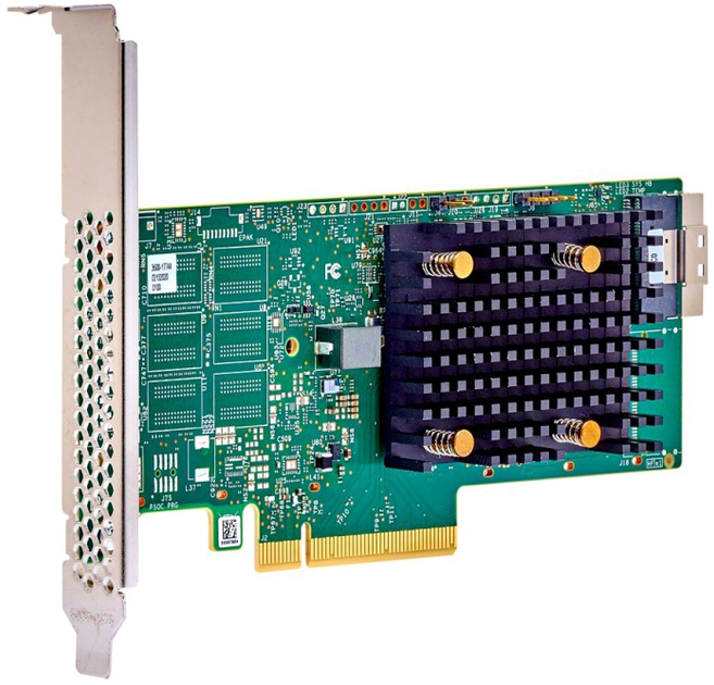 Контроллер RAID Broadcom HBA 9500-8i 12Gb/s SAS/SATA/NVMe PCIe 4.0 1 x8 SFF-8654 (05-50134-01) - изображение 1