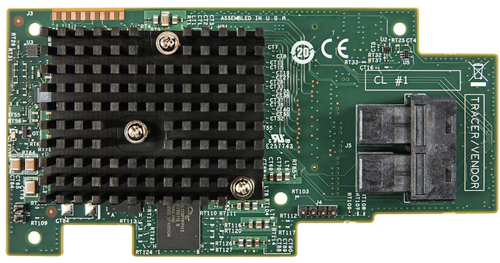 Контроллер RAID Intel RMS3CC080 932474 SAS/SATA PCIe 3 x8 12 Gb/s інтегрований - изображение 1
