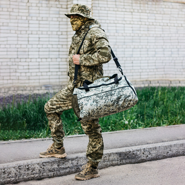 Дорожная сумка, тактическая 50л, ВСУ армейская Оксфорд Пиксель - изображение 1