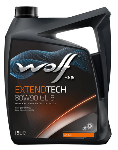 Трансмісійне масло Wolf Extendtech 80W-90 GL 5 5л (8304507) - Фото 1 Трансмісійне масло Wolf Extendtech 80W-90 GL 5 5л (8304507) - изображение 1