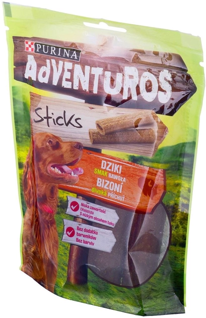 Ласощі для собак Purina Adventuros Sticks 120 g (DLZPUIKDP0076) - зображення 2