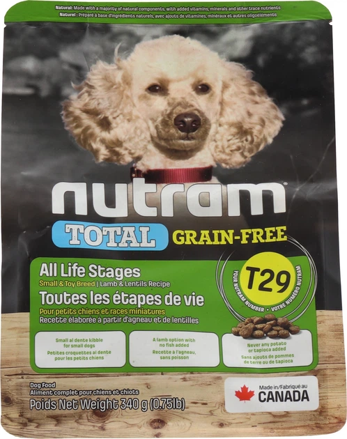 Холистик беззерновой корм для собак малых пород Nutram Total Grain