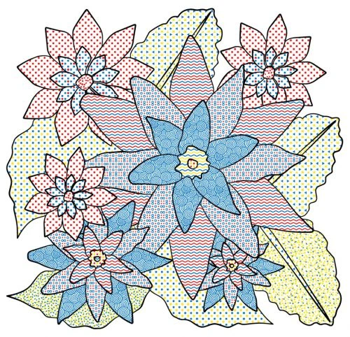Водные раскраски Цветы (укр) Crystal Book F00026498 - изображение 3