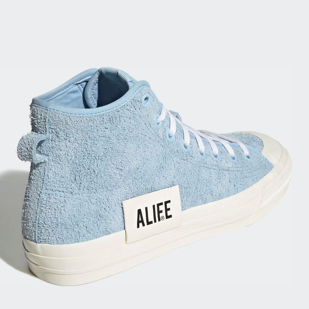 Sneakersy damskie zamszowe wysokie adidas Originals Nizza Hi Alife GW5325 38.5 (5.5UK) 24 cm Niebiskie (4065424416031) - obraz 3
