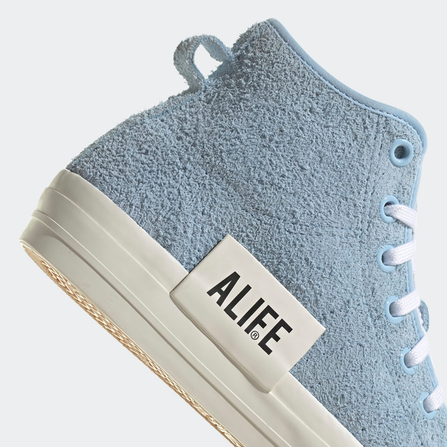 Sneakersy damskie zamszowe wysokie adidas Originals Nizza Hi Alife GW5325 38.5 (5.5UK) 24 cm Niebiskie (4065424416031) - obraz 6