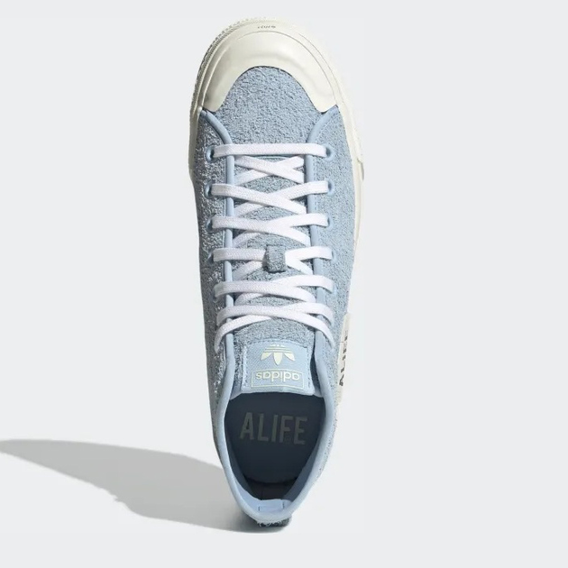 Sneakersy damskie zamszowe wysokie adidas Originals Nizza Hi Alife GW5325 40.5 (7UK) 25.5 cm Niebiskie (4065424416055) - obraz 7