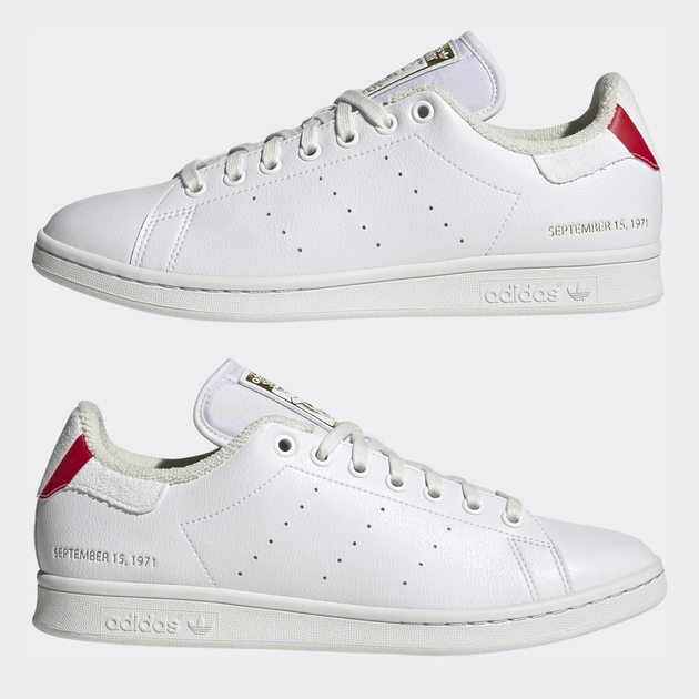 Sneakersy damskie z eko skóry do kostki adidas Originals Stan Smith H03223 36.5 (4UK) 22.5 cm Białe (4064047403060) - obraz 9