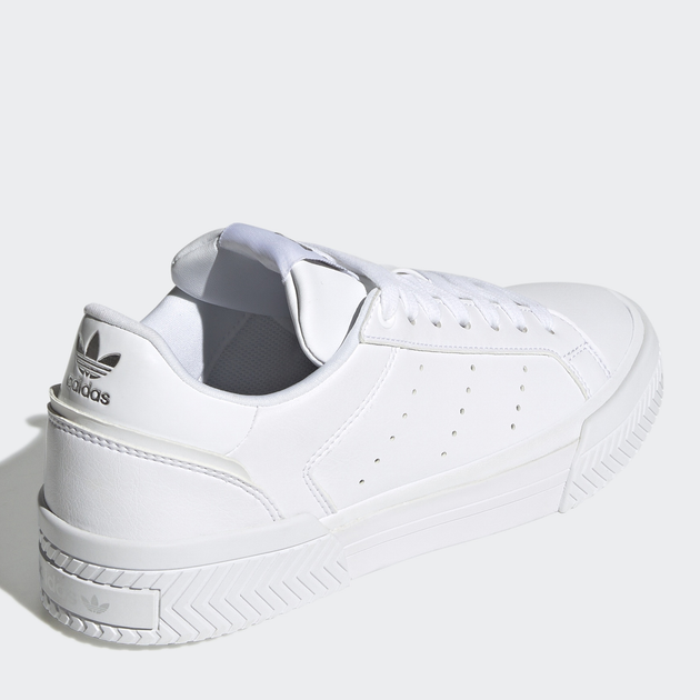 Sneakersy damskie z eko skóry do kostki adidas Originals Court Tourino H05280 42 (8UK) 26.5 cm Białe (4064047120325) - obraz 4