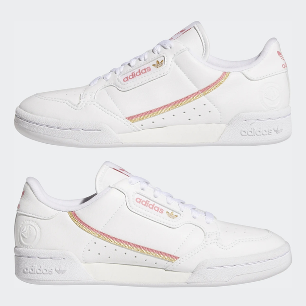 Sneakersy damskie z eko skóry do kostki adidas Originals Continental 80 Vegan H05315 38.5 (5.5UK) 24cm Białe (4062064098290) - obraz 9