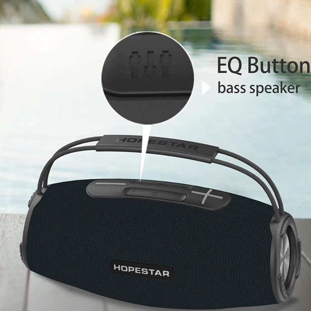 Беспроводная Bluetooth колонка Hopestar H51-H с функцией Powerbank, USB, MicroSD, влагозащита IPX6, TWS 1+1 (MD15148) - изображение 8
