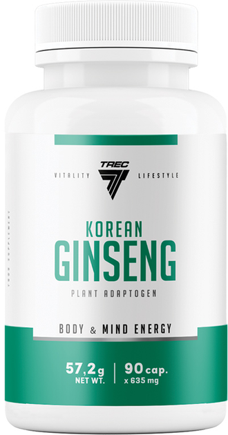 Екстракт корейського женьшеню Trec Nutrition Korean Ginseng 90 капсул (5902114018993) - зображення 1
