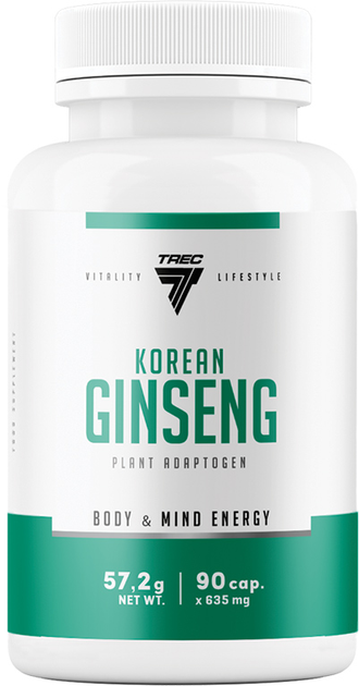 Ekstrakt z żeń-szenia koreańskiego Trec Nutrition Korean Ginseng 90 kapsułek (5902114018993) - obraz 1