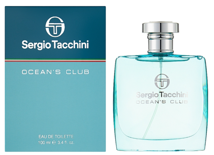 Woda toaletowa Sergio Tacchini Ocean's Club 100 ml (810876033596) - obraz 1