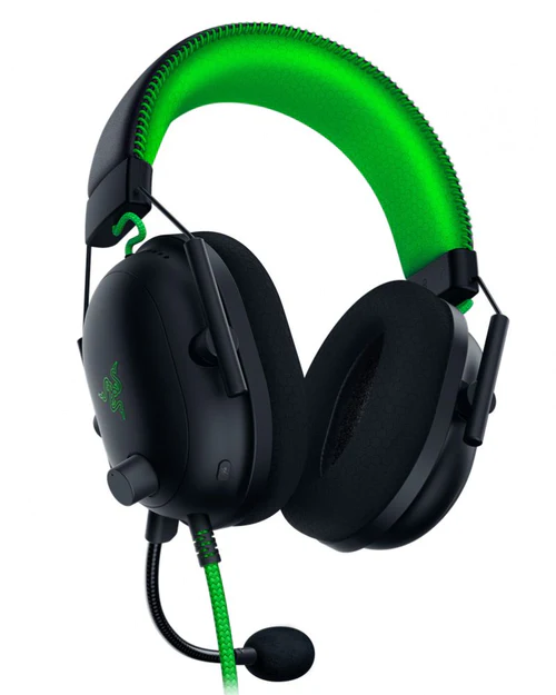 Геймерські дротяні навушники Razer BlackShark V2 Green Special Edition Ovеr Stоск t3 - зображення 2