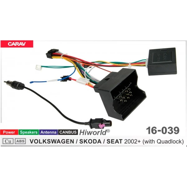 Переходник для магнитол 9", 10.1" Volkswagen, Audi, Skoda, Seat Carav 16-039 - изображение 7