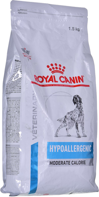 Сухий корм для собак Royal Canin Vet Hypoallergenic Moderate Cal. 1.5 кг (VETROYKSP0006) - зображення 2
