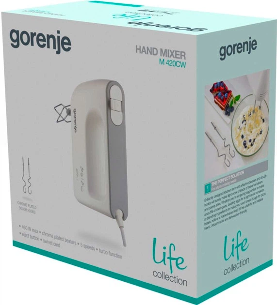 Mikser Gorenje M420 CW (3838782393037) - Zdjęcie 6 Mikser Gorenje M420 CW (3838782393037) - obraz 6