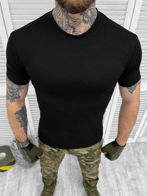 Тактична футболка Combat Performance Shirt Black XL - зображення 1