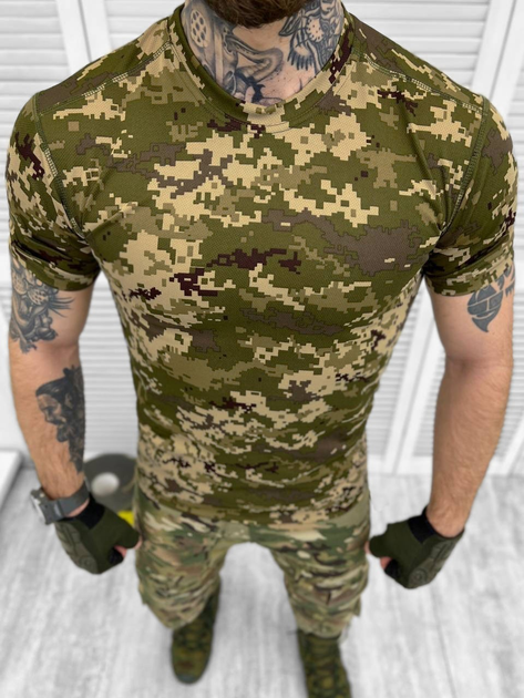 Тактична футболка Combat Performance Shirt Піксель M - зображення 1