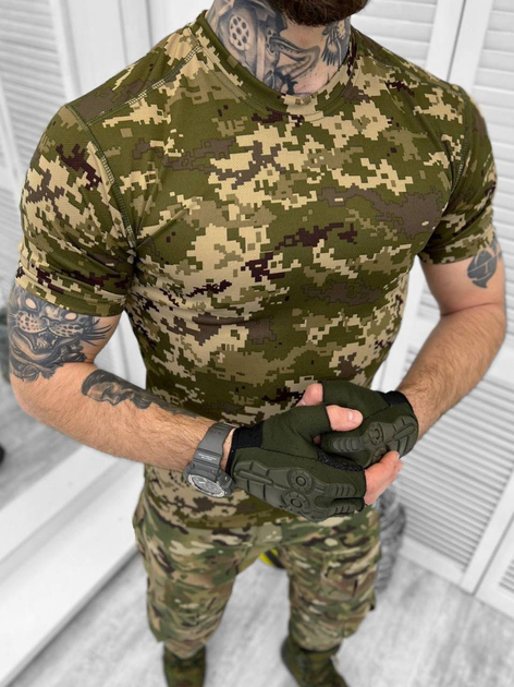 Тактична футболка Combat Performance Shirt Піксель S - зображення 2