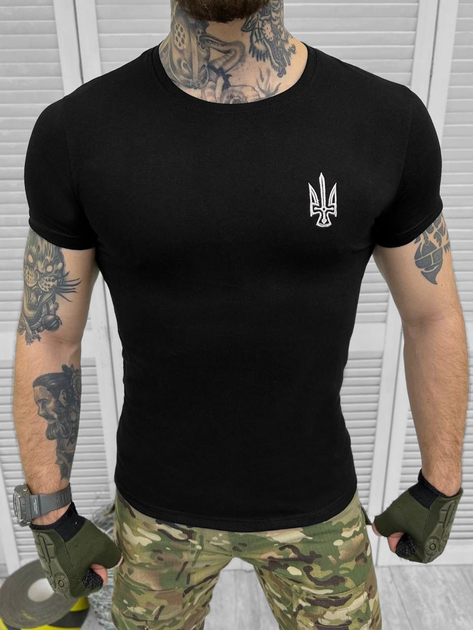 Тактична футболка військового стилю Black S - зображення 1