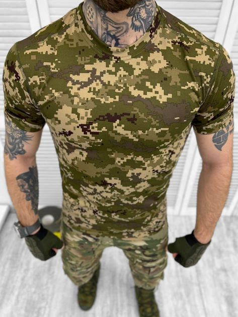 Тактична футболка Combat Performance Shirt Піксель L - зображення 1