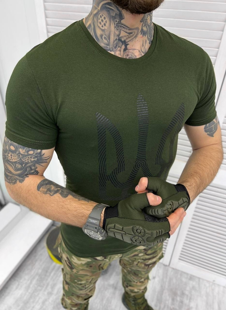 Тактична футболка Combat Performance Shirt Хакі S - зображення 2